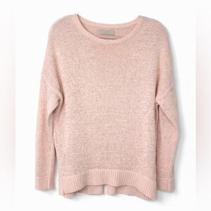 LOFT Blush Pink Crewneck Knit Sweater Women’s XL